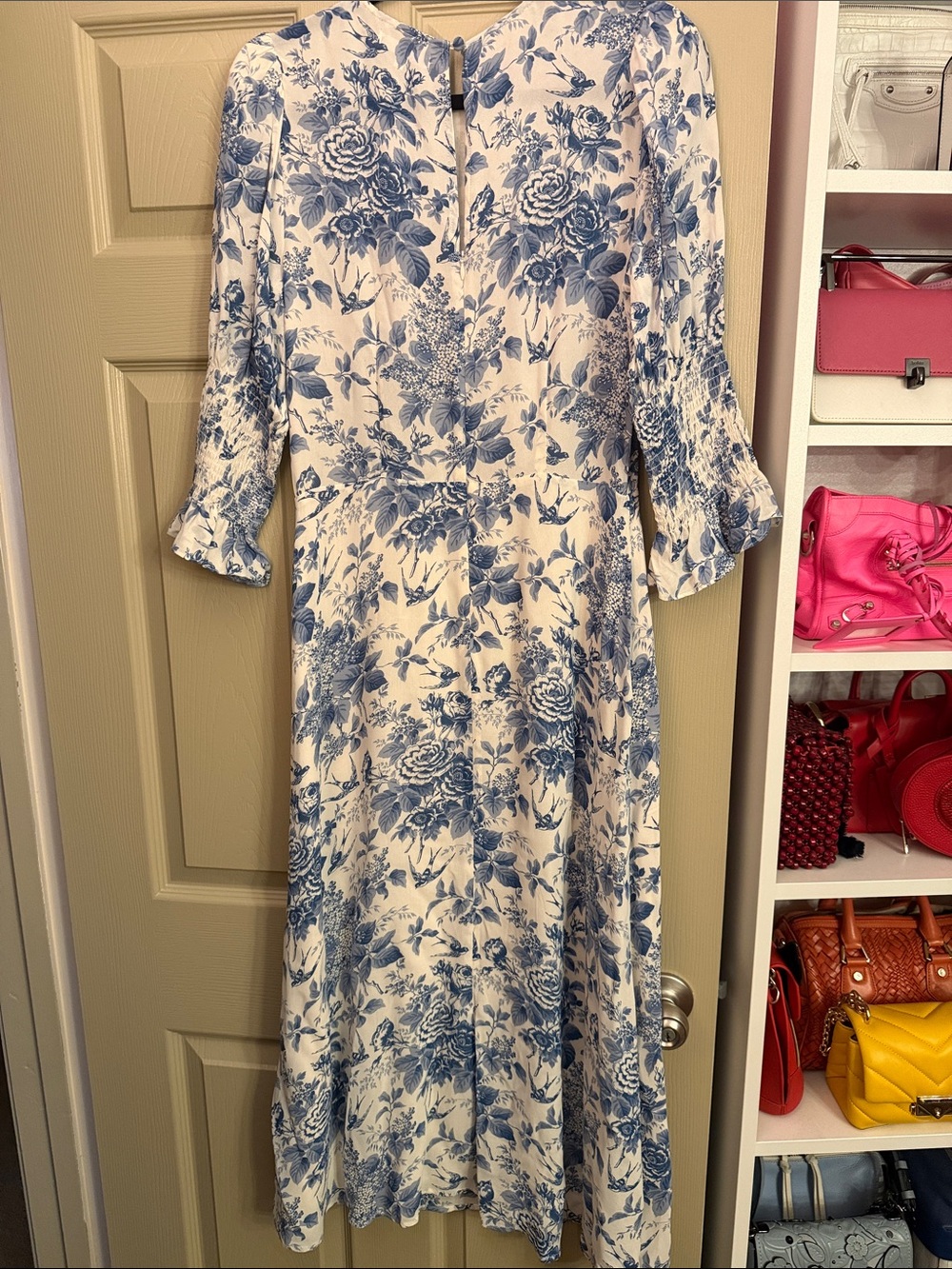 Reformation Carolena Pompadour Midi Dress - Picture 3 of 9